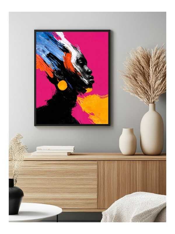 Poster - Mawata - Accueil | Oueso - Contemporary Afro Art