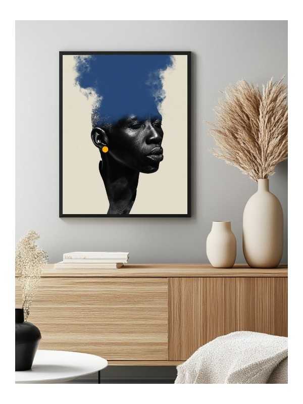 Affiche - Papbo - Accueil | Oueso - Art Afro Contemporain