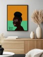Affiche - Enoma (Portrait Noir) - Accueil | Oueso - Art Afro Contem...
