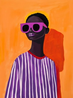 Affiche - Doucy - Accueil | Oueso - Art Afro Contemporain