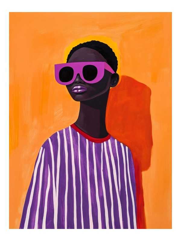 Affiche - Doucy - Accueil | Oueso - Art Afro Contemporain