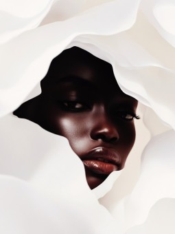 Affiche - Blanc - Accueil | Oueso - Art Afro Contemporain