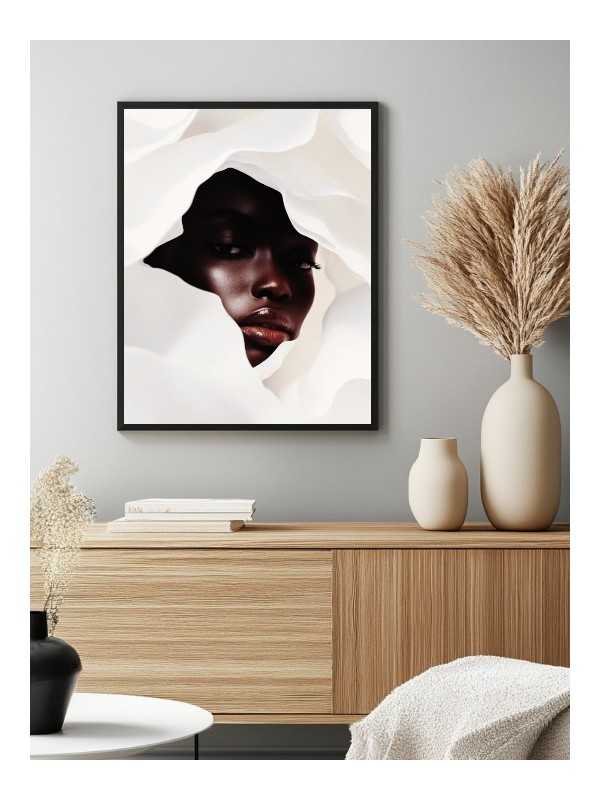 Affiche - Blanc - Accueil | Oueso - Art Afro Contemporain
