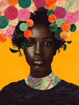 Poster - Flosy - Accueil | Oueso - Contemporary Afro Art