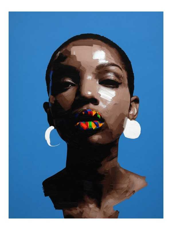 Poster - Bamby - Accueil | Oueso - Contemporary Afro Art