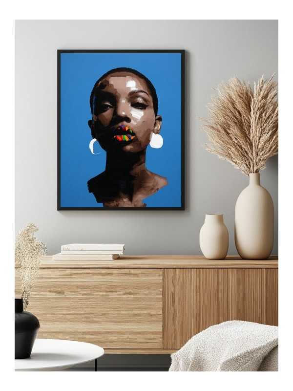 Poster - Bamby - Accueil | Oueso - Contemporary Afro Art