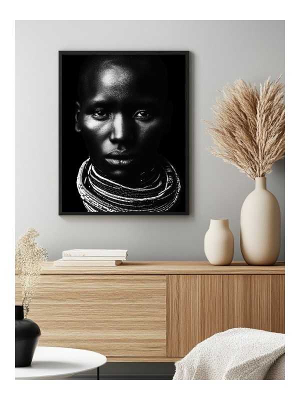 Poster - Hachki - Accueil | Oueso - Contemporary Afro Art