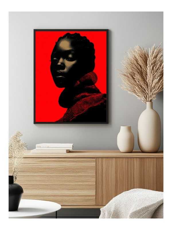 Poster - Rees - Accueil | Oueso - Contemporary Afro Art Poster - Rees - Accueil | Oueso - Contemporary Afro Art