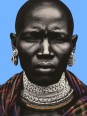 Poster - Hubu - Accueil | Oueso - Contemporary Afro Art Poster - Hubu - Accueil | Oueso - Contemporary Afro Art