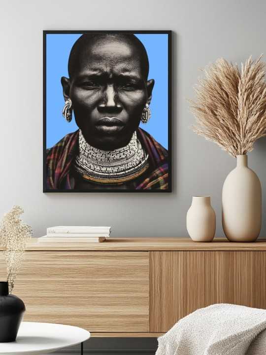 Affiche - Hubu - Accueil | Oueso - Art Afro Contemporain Affiche - Hubu-Accueil-OUESO