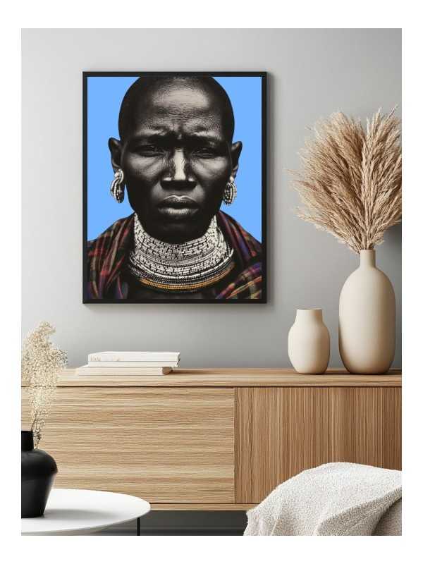 Poster - Hubu - Accueil | Oueso - Contemporary Afro Art Poster - Hubu - Accueil | Oueso - Contemporary Afro Art