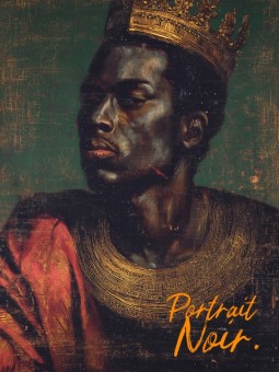 Affiche - Mba King (Portrait Noir) - Accueil | Oueso - Art Afro Con...