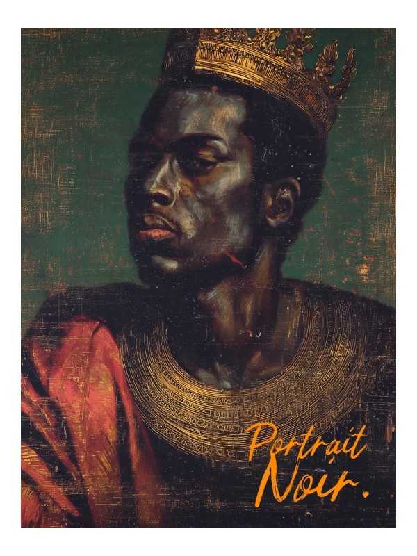 Poster - Mba King (Portrait Noir) - Accueil | Oueso - Contemporary ... Poster - Mba King (Portrait Noir) - Accueil | Oueso - Contemporary ...