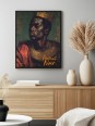 Affiche - Mba King (Portrait Noir) - Accueil | Oueso - Art Afro Con...