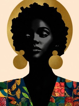 Poster - Blak - Accueil | Oueso - Contemporary Afro Art