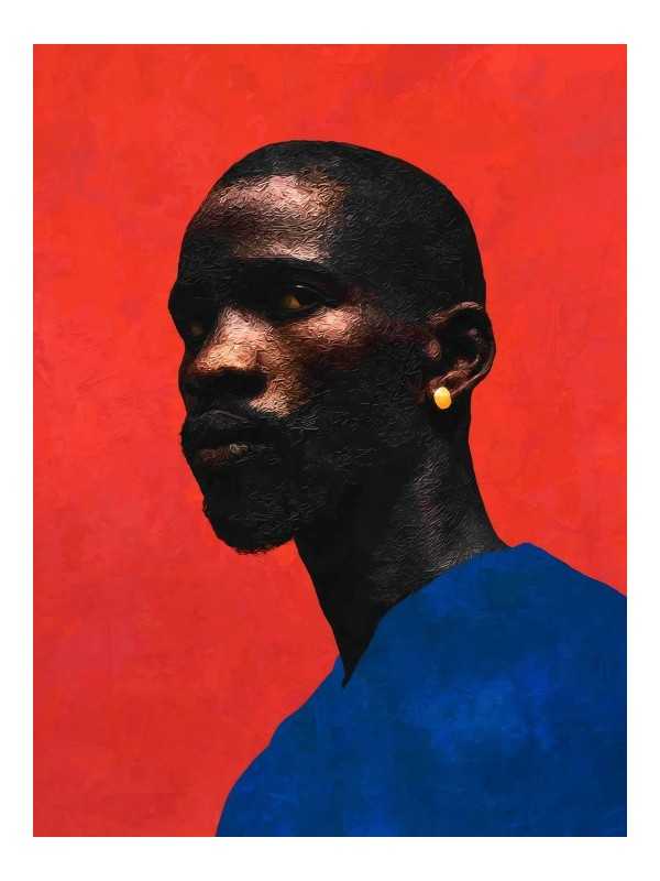 Poster - Habigui - Accueil | Oueso - Contemporary Afro Art