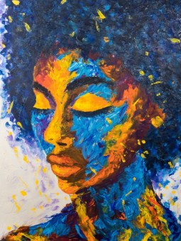 Affiche - Diley - Accueil | Oueso - Art Afro Contemporain