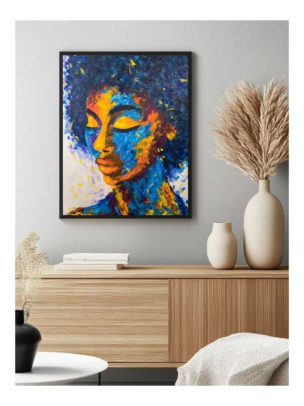 Affiche - Diley - Accueil | Oueso - Art Afro Contemporain