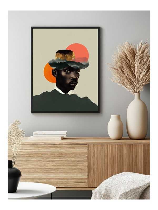 Poster - Chaaq - Accueil | Oueso - Contemporary Afro Art