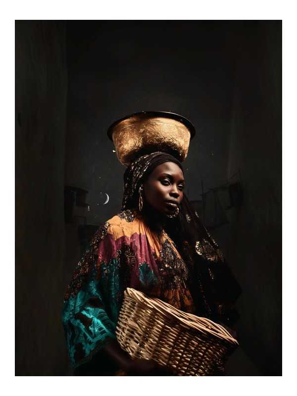 Poster - Amo - Accueil | Oueso - Contemporary Afro Art