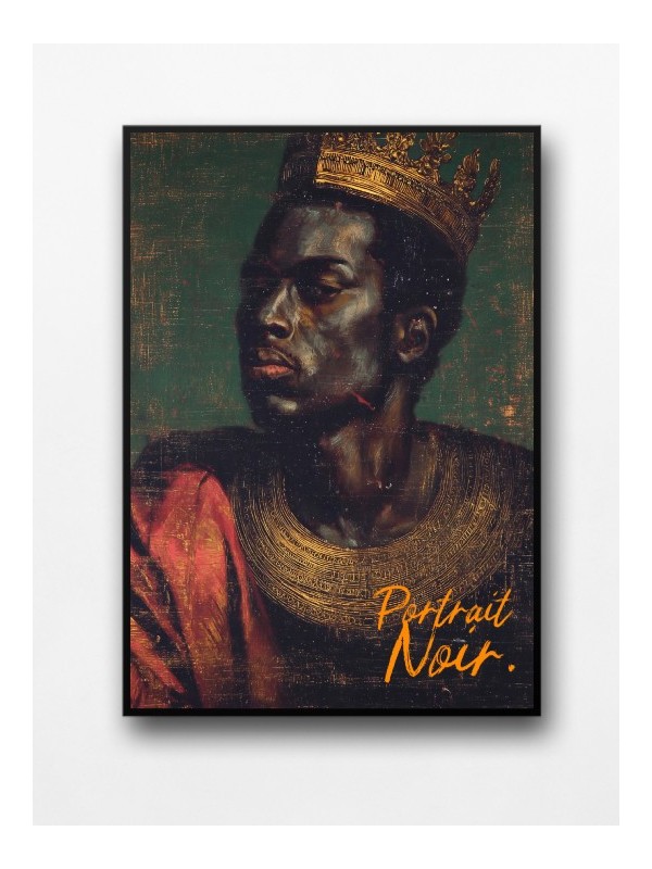 Affiche encadrée - Mba King (Portrait Noir)