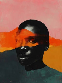 Affiche - Glopo - Accueil | Oueso - Art Afro Contemporain