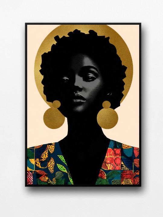 Framed poster - Blak-Accueil-OUESO