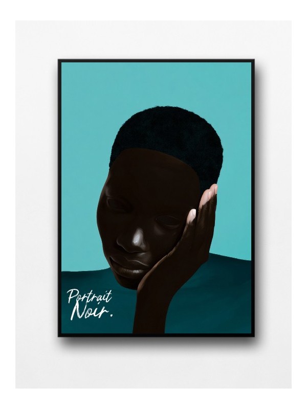 Framed poster - Bozi (Portrait Noir)