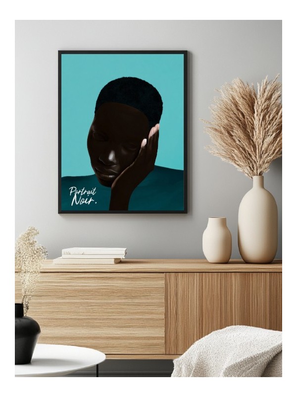 Framed poster - Bozi (Portrait Noir)