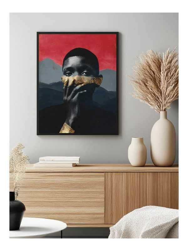 Affiche - XAER - Accueil | Oueso - Art Afro Contemporain Affiche - XAER - Accueil | Oueso - Art Afro Contemporain