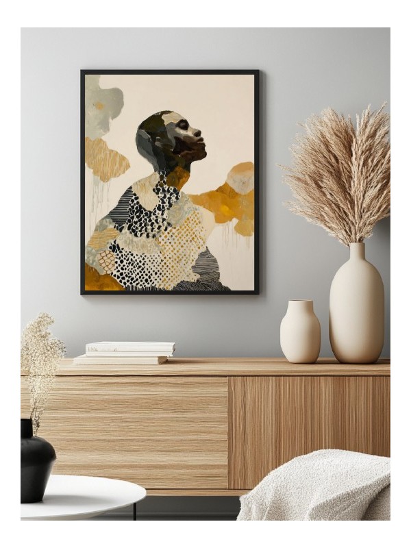 Affiche encadrée - Afro Moustafah