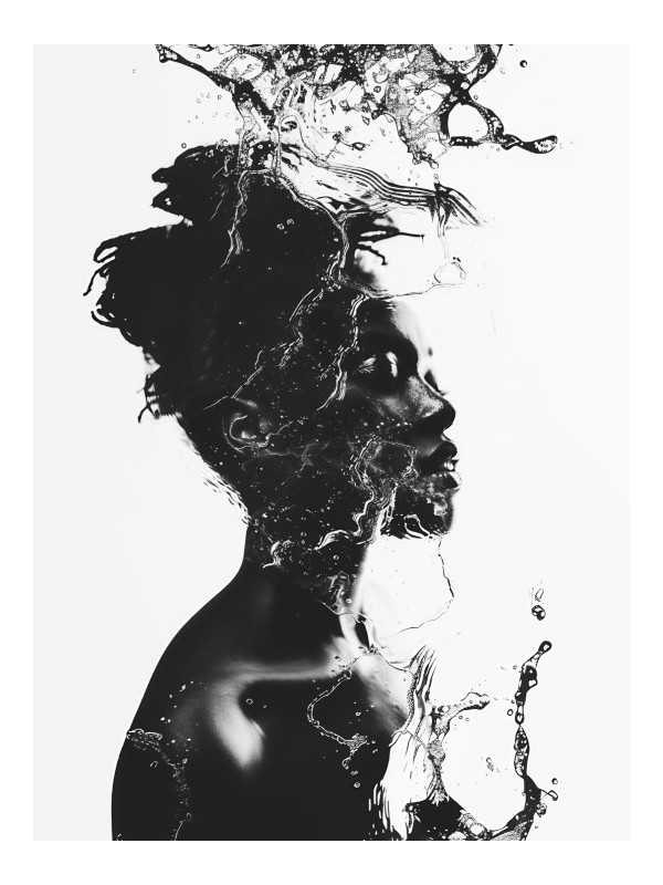 Affiche - Eau - Accueil | Oueso - Art Afro Contemporain Affiche - Eau - Accueil | Oueso - Art Afro Contemporain