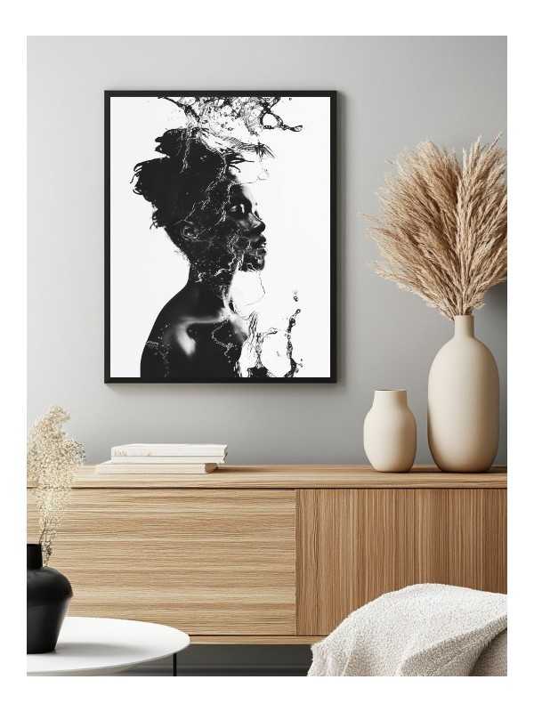 Affiche - Eau - Accueil | Oueso - Art Afro Contemporain Affiche - Eau - Accueil | Oueso - Art Afro Contemporain