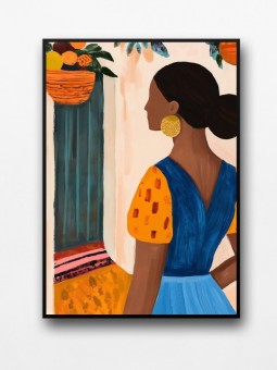 Framed poster - Attente