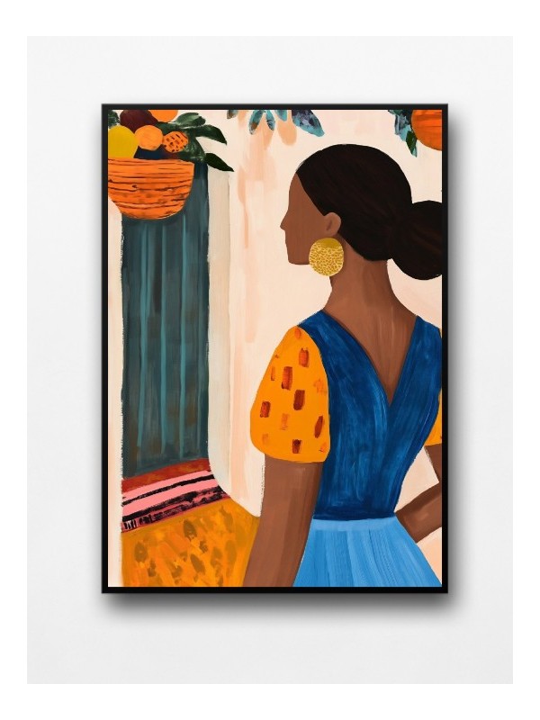 Framed poster - Attente