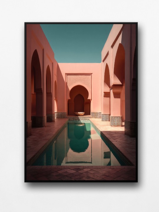 Affiche encadrée - Oasis-Accueil-OUESO