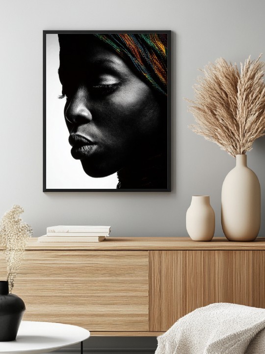 Framed poster - Paix-Accueil-OUESO