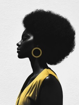 Affiche - Solane - Accueil | Oueso - Art Afro Contemporain