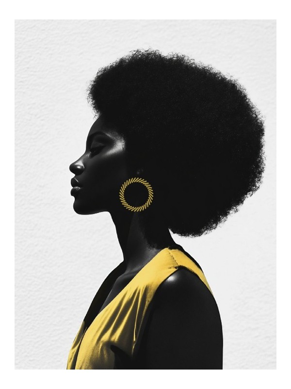 Affiche - Solane - Accueil | Oueso - Art Afro Contemporain