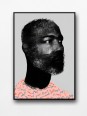 Framed poster - Malik - Accueil | Oueso - Contemporary Afro Art