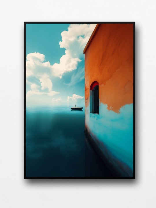 Framed poster - Lointain-Accueil-OUESO