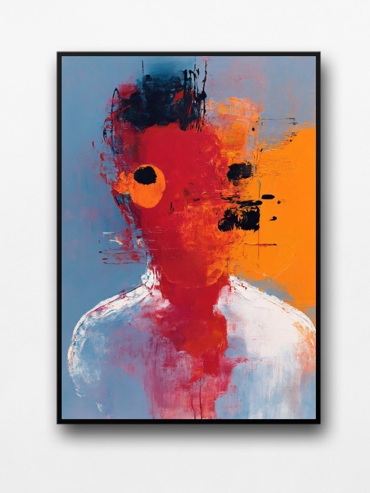 Framed poster - Masque-Accueil-OUESO