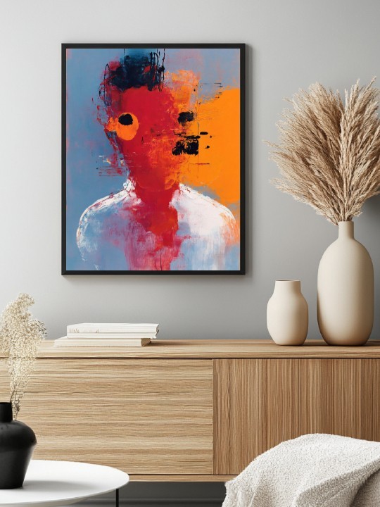 Framed poster - Masque-Accueil-OUESO