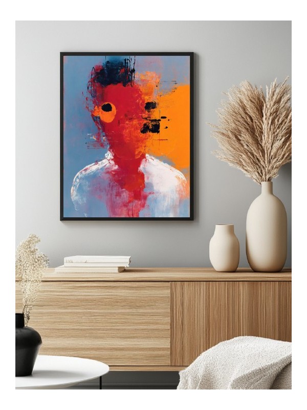 Affiche encadrée - Masque