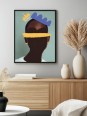 Poster - Queen Mohwe - Accueil | Oueso - Contemporary Afro Art Poster - Queen Mohwe - Accueil | Oueso - Contemporary Afro Art