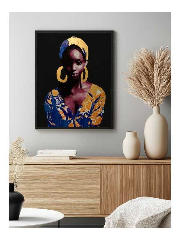 Poster - Ikope - Accueil | Oueso - Contemporary Afro Art