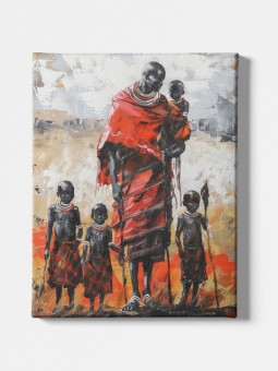 Toile - Massai father