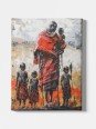 Canvas - Massai father Canvas - Massai father
