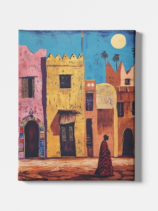 Canvas - African Village Canvas - African Village-Accueil-OUESO