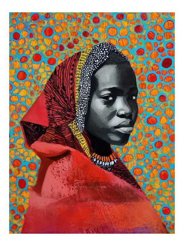 Affiche - Cougu - Accueil | Oueso - Art Afro Contemporain